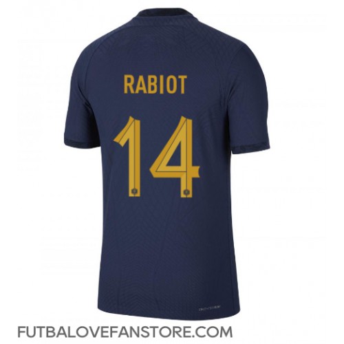 Francúzsko Adrien Rabiot #14 Domáci futbalový dres MS 2022 Krátky Rukáv